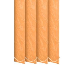 Жалюзі на вікно Сандра вертикальні 127 мм тканинні Персиковий