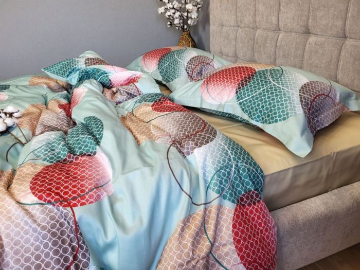 Сатин PREMIUM, TOLEDO COLORFUL підк. Цільн. (Полуторний)