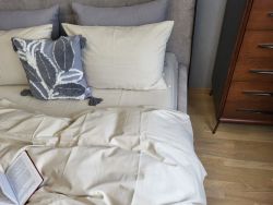 Світлий беж, бязь PREMIUM (Полуторний)