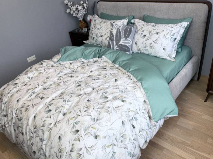 Сатин PREMIUM, HERBALY (Полуторний)