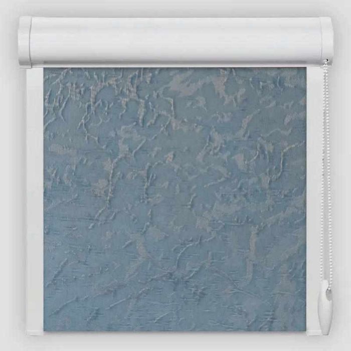 Рулонна штора Шовк закритого типу Блакитний