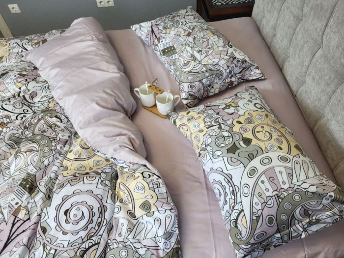 Сатин PREMIUM, ILLUSION підк. двустор. (Полуторний)