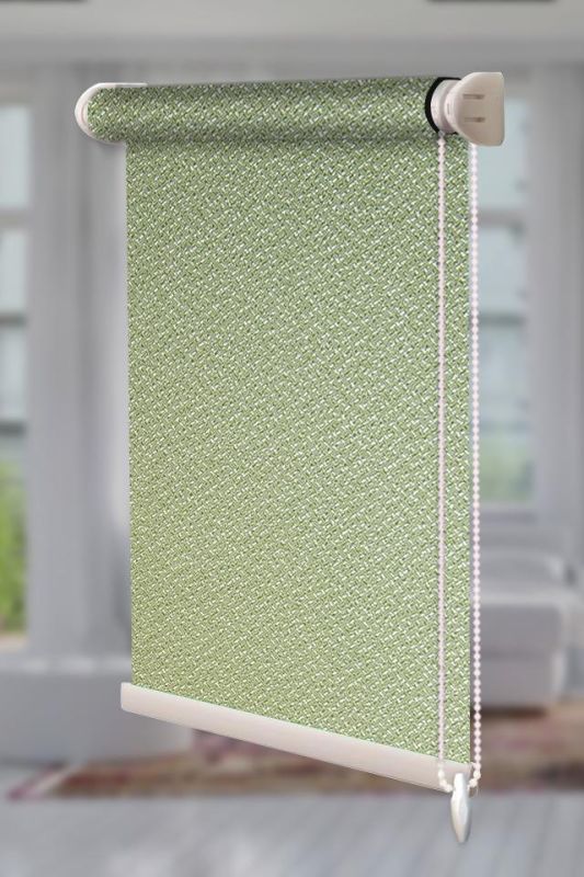 Рулонна штора Pearl відкритого типу Зелений