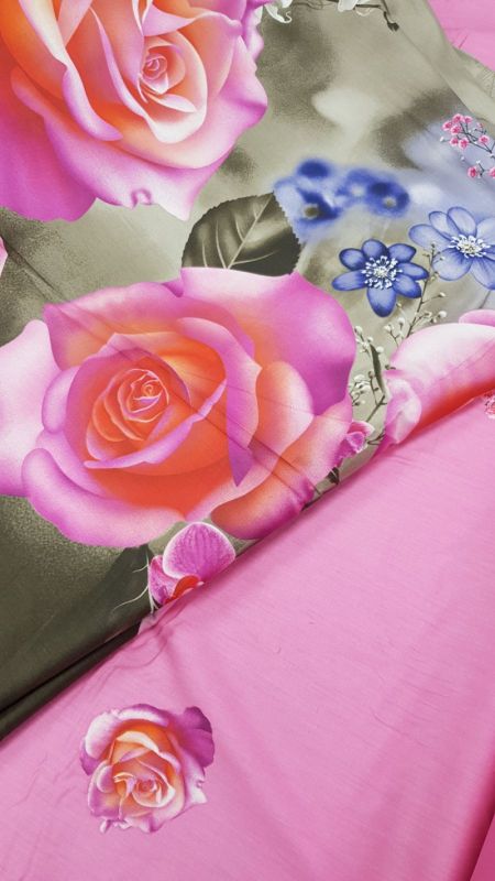 Розалия, сатин двуст. 50/70 нав. (Полуторний)