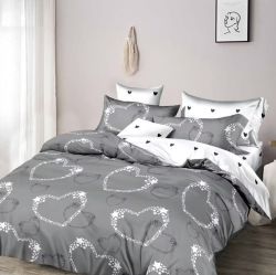 Серця, сатин підк. двостор. (Євро)