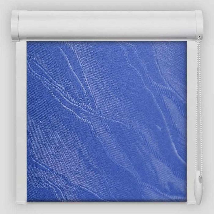 Рулонна штора Woda закритого типу Синій