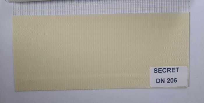 Рулонна штора Secret 208С день-ніч відкритого типу Бежевий