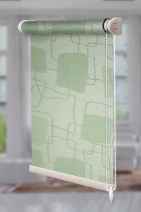 Рулонна штора Топаз відкритого типу М'ятний