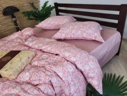 Сатин PREMIUM, MUSCAT ROSE підк. Цільн. (Полуторний)