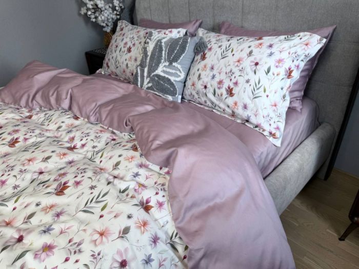 Сатин PREMIUM, FLOWER DREAM (Полуторний)