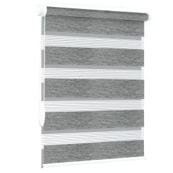 Рулонна штора Imagine день-ніч відкритого типу Сірий