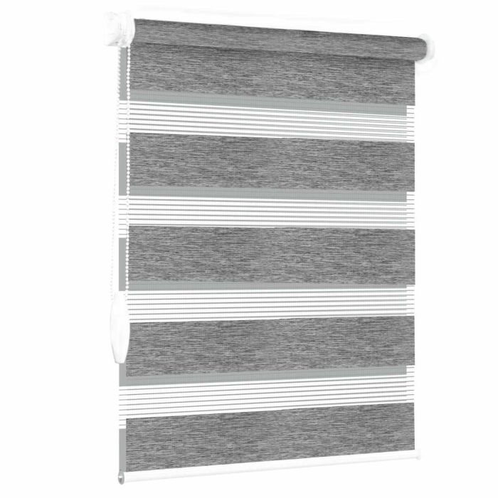 Рулонна штора Imagine день-ніч відкритого типу Сірий