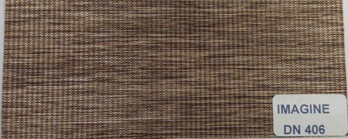 Рулонна штора Imagine DN день-ніч відкритого типу Коричневий