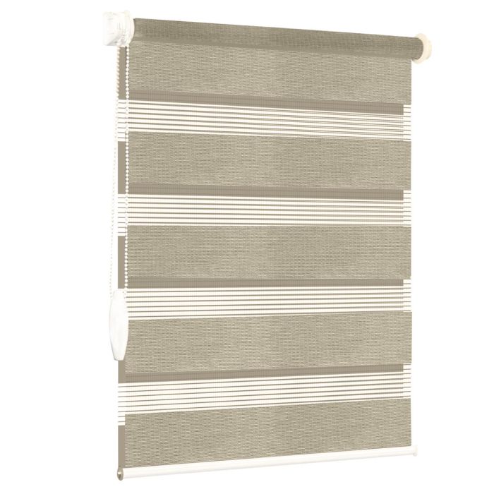 Рулонна штора Imagine DN день-ніч відкритого типу Кавовий