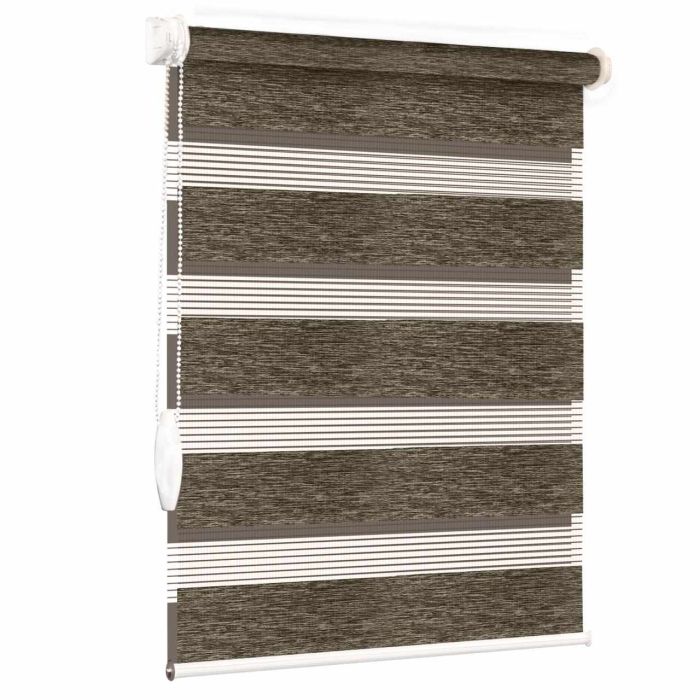 Рулонна штора Imagine DN день-ніч відкритого типу Шоколадний