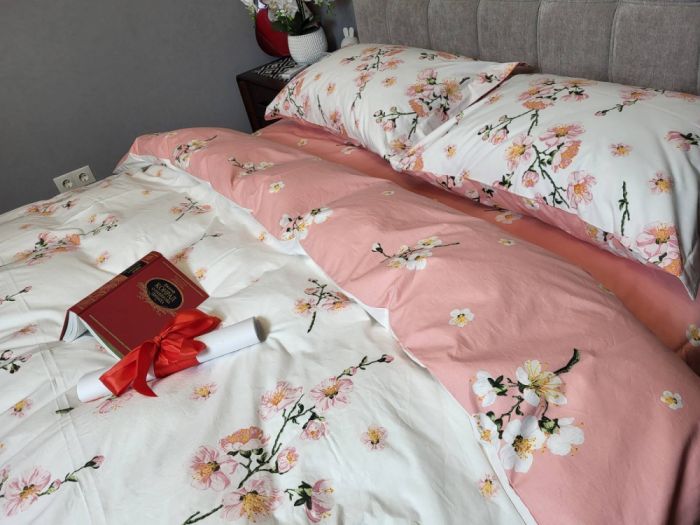 Adagio coral, cotton підк. цільн., нав 50*70см (Полуторний)