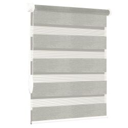 Рулонна штора Imagine DN день-ніч відкритого типу Попелясто-сірий