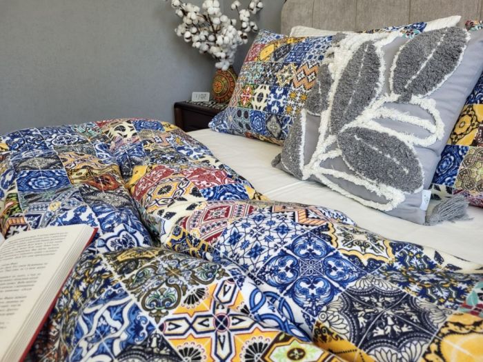 Мозаїка NEW/шампань, Turkish flannel (Полуторний)