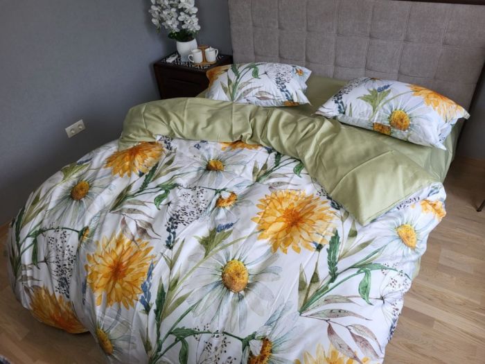 Сатин PREMIUM, SUNSHINE нав 50*70см (Полуторний)