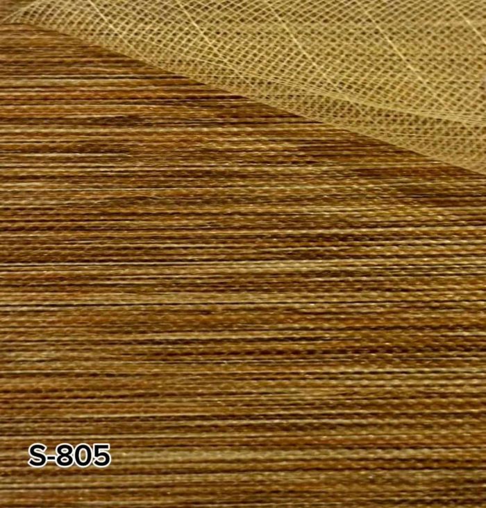 Рулонна штора Силуeт-3D день-ніч відкритого типу Коричневий