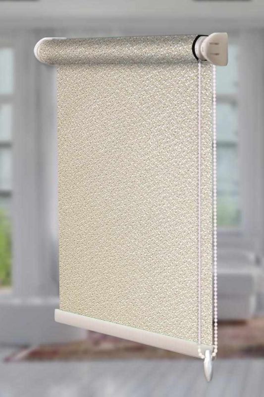 Рулонна штора Pearl відкритого типу Молочний