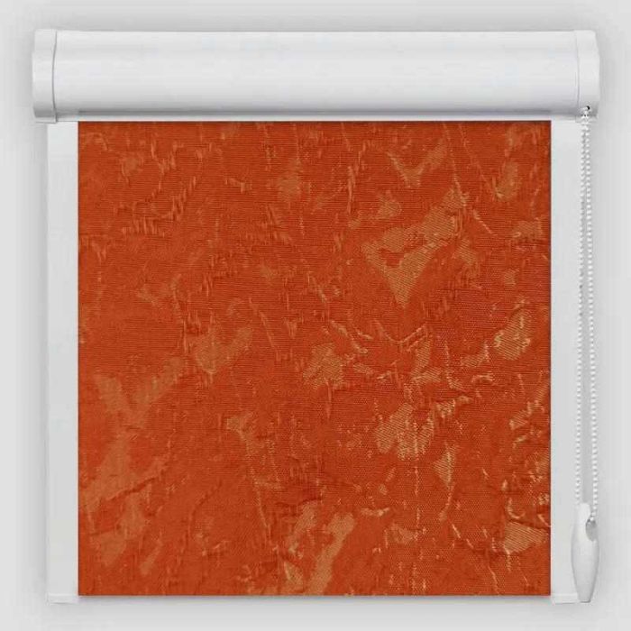 Рулонна штора Шовк закритого типу Помаранчевий