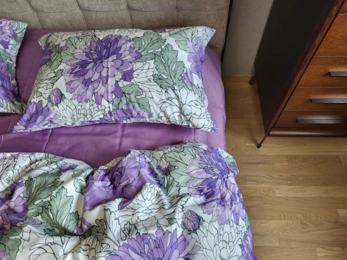 Сатин PREMIUM, BEAUTY (Полуторний)