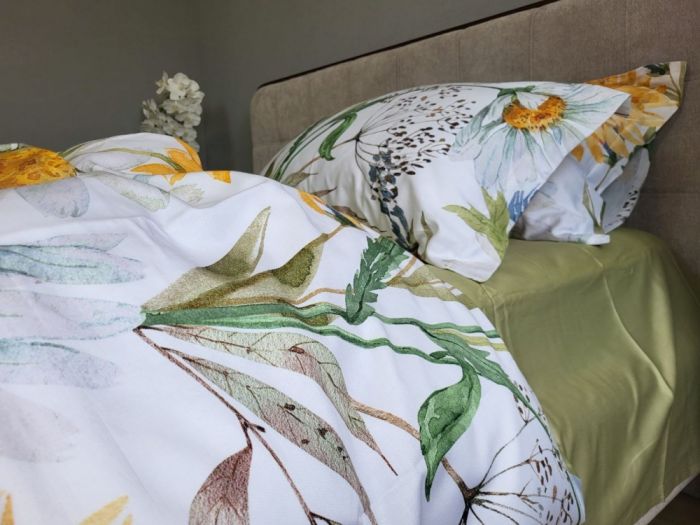 Сатин PREMIUM, SUNSHINE нав 50*70см (Полуторний)