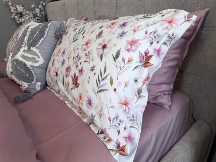 Сатин PREMIUM, FLOWER DREAM (Полуторний)