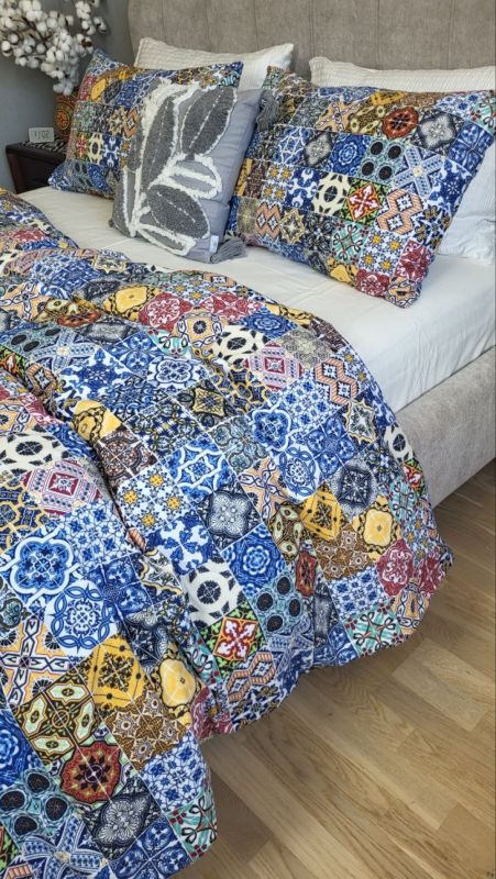 Мозаїка NEW/шампань, Turkish flannel (Полуторний)