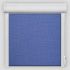 Рулонна штора Льон закритого типу Синій