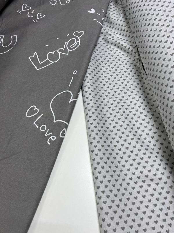 Валентинка, ранфорс (Полуторний)