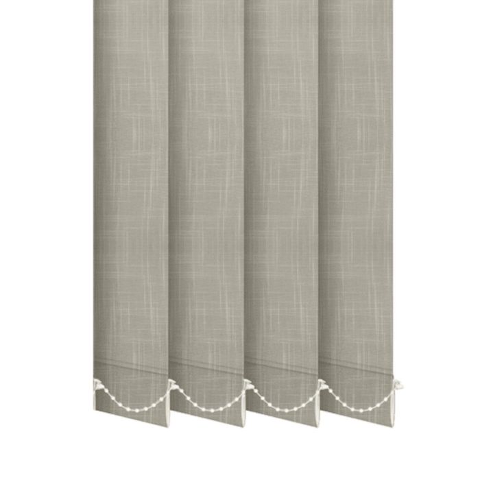 Жалюзі на вікно Shantung вертикальні 127 мм тканинні Сірий