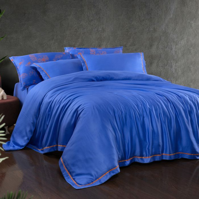 Двоспальний Євро комплект Sarev Adi Mavi Тенсел