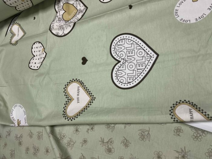 Фісташкове щастя, сатин (Полуторний)