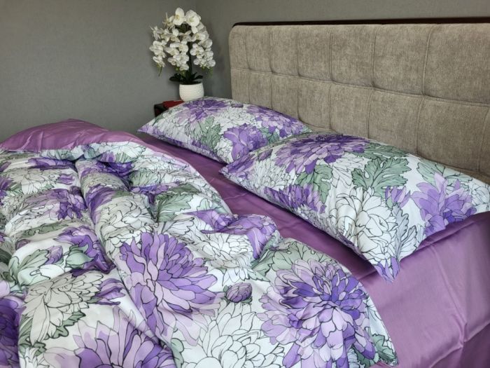 Сатин PREMIUM, BEAUTY (Полуторний)