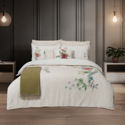 Двоспальний Євро комплект Sarev Elite Keten Льон (на замовлення)