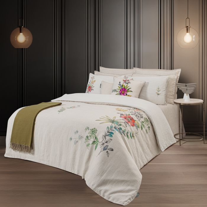 Двоспальний Євро комплект Sarev Elite Keten Льон (на замовлення)