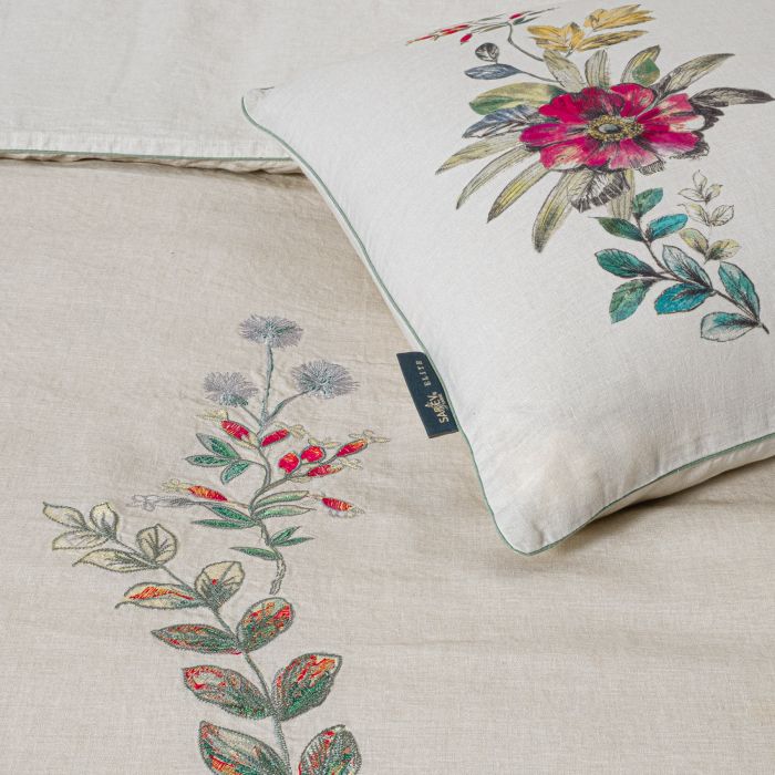 Двоспальний Євро комплект Sarev Elite Keten Льон (на замовлення)