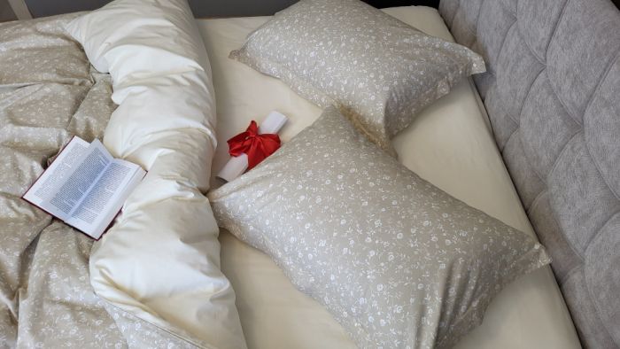 Provence beige, cotton нав 50*70см (Євро)