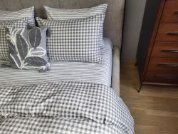 Клітинка/смужка, Turkish flannel нав 50*70см, підк двустор (Полуторний)