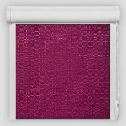 Рулонна штора Льон закритого типу Бузковий