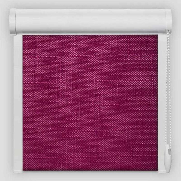 Рулонна штора Льон закритого типу Бузковий