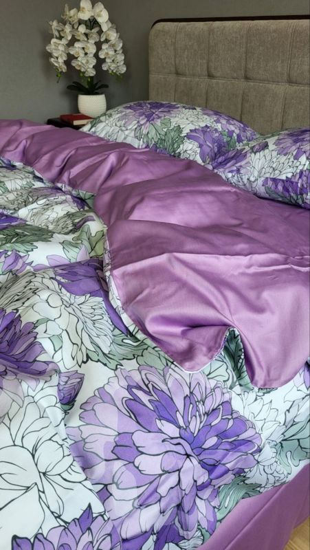 Сатин PREMIUM, BEAUTY (Полуторний)