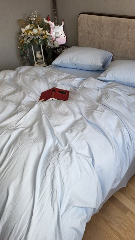 Блакитний, Turkish flannel (Полуторний)