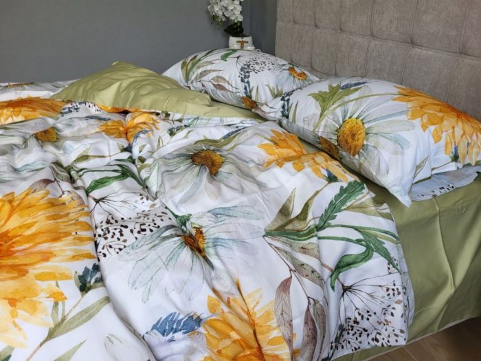 Сатин PREMIUM, SUNSHINE нав 50*70см (Полуторний)