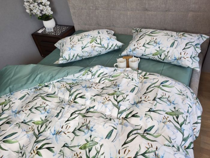 Сатин PREMIUM, LILI підк Цільн., 70/70-двост. нав. (Полуторний)