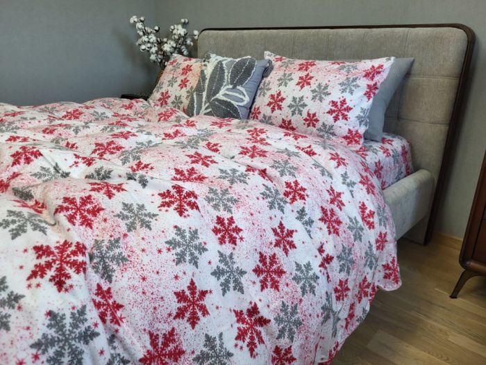 Сніжинка сіра, Turkish flannel (Полуторний)