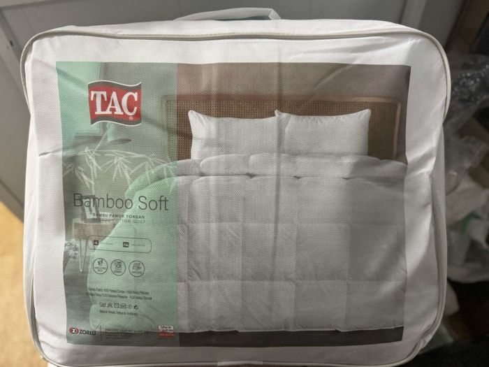 Ковдра TAC Bamboo Soft двоспальна євро 195х215 см