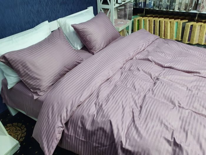 Stripe LUX LIGHT PLUM 1/1см (Полуторний)